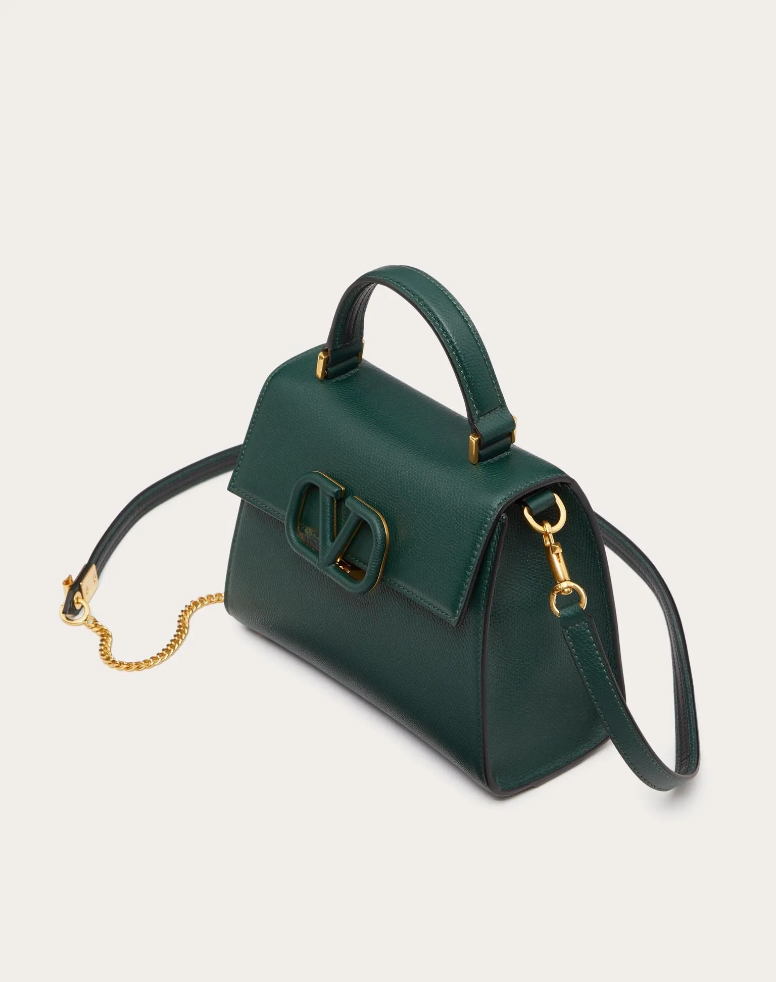 VALENTINO GARAVANI 
SMALL VSLING GRAINY CALFSKIN HANDBAG