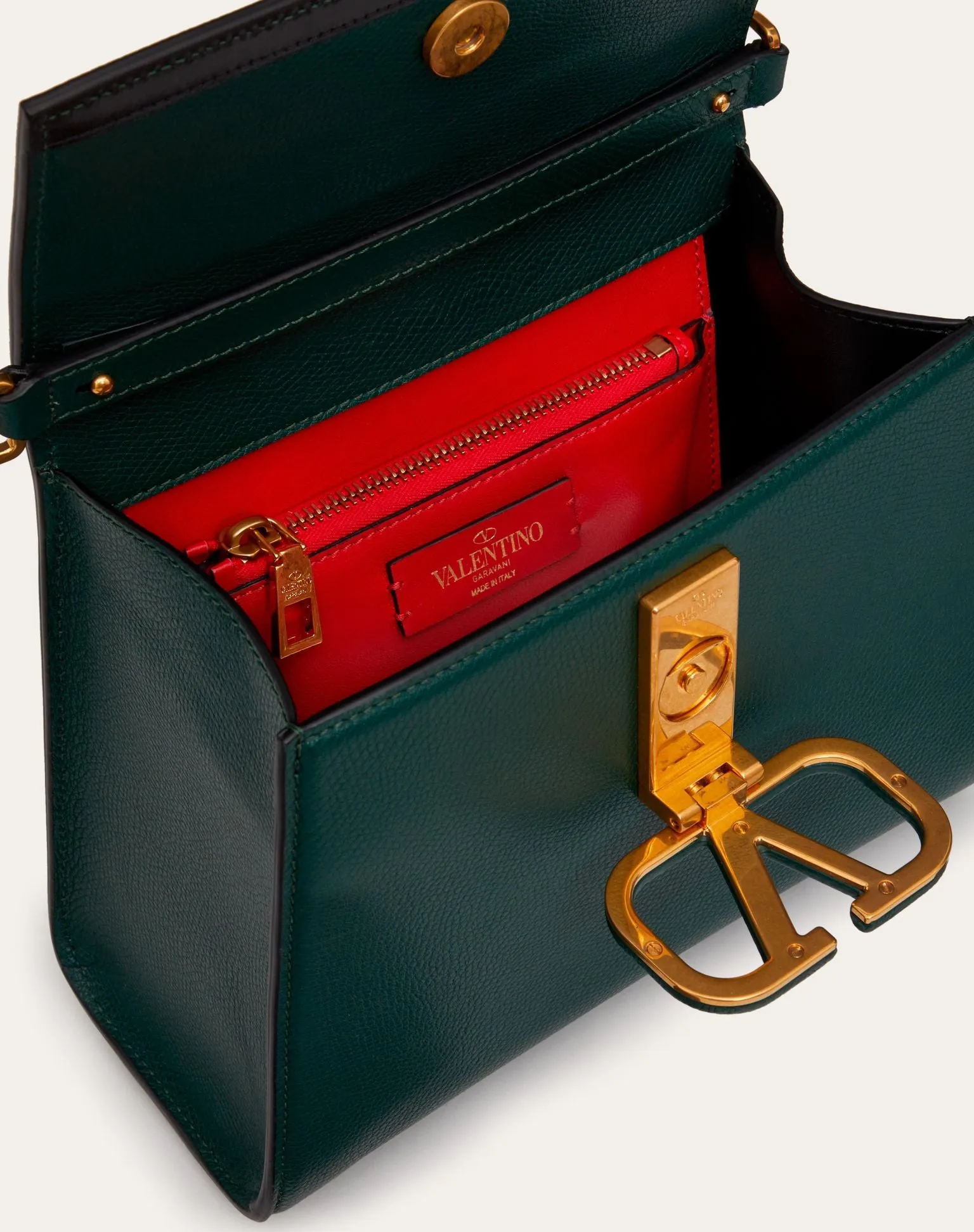 VALENTINO GARAVANI 
SMALL VSLING GRAINY CALFSKIN HANDBAG