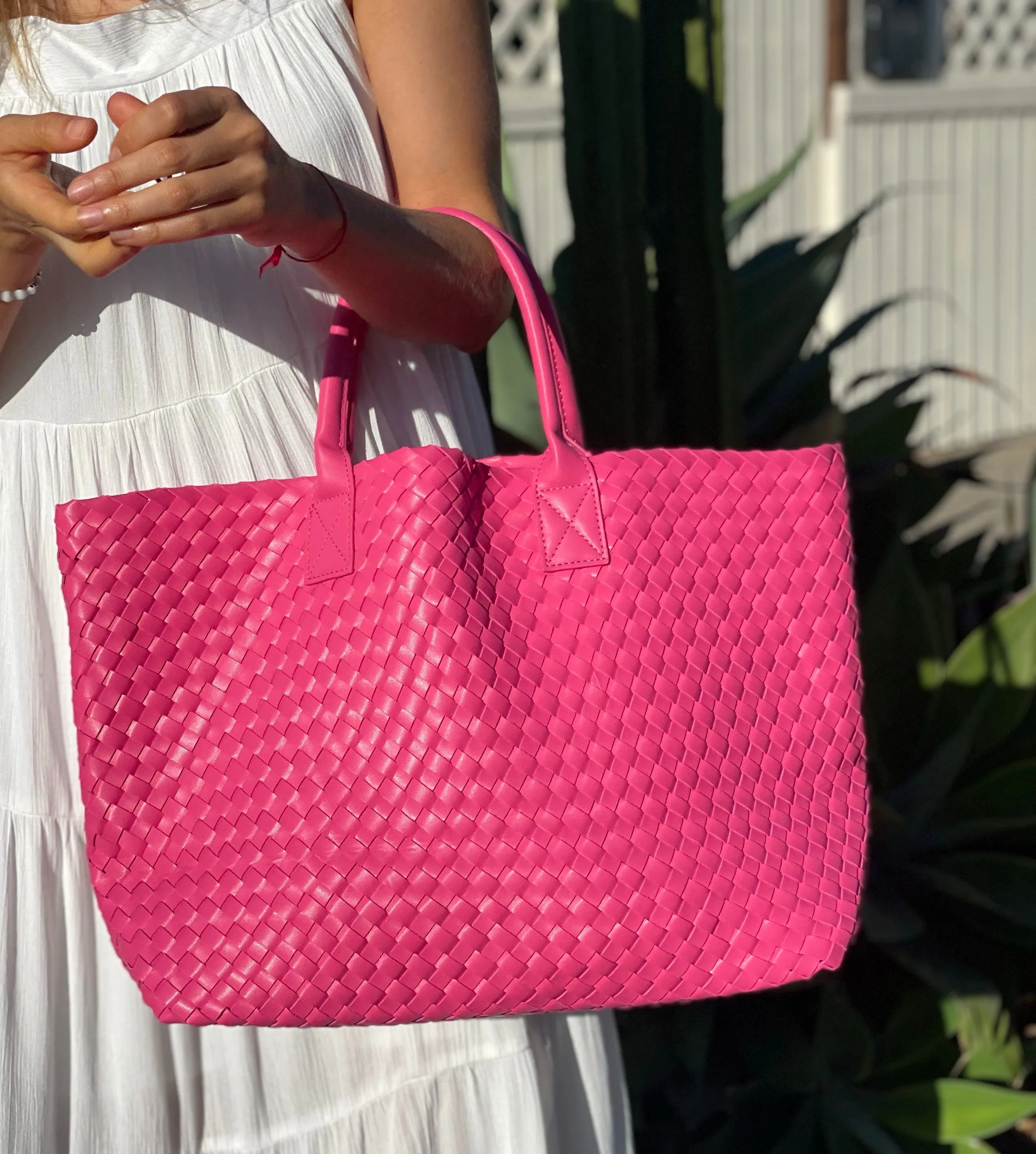 Vegan leather Tote bag