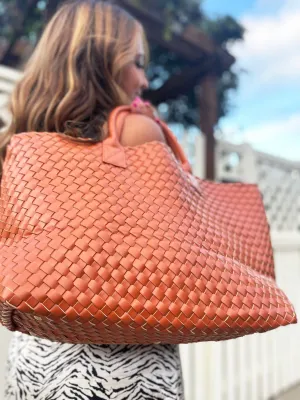 Vegan leather Tote bag