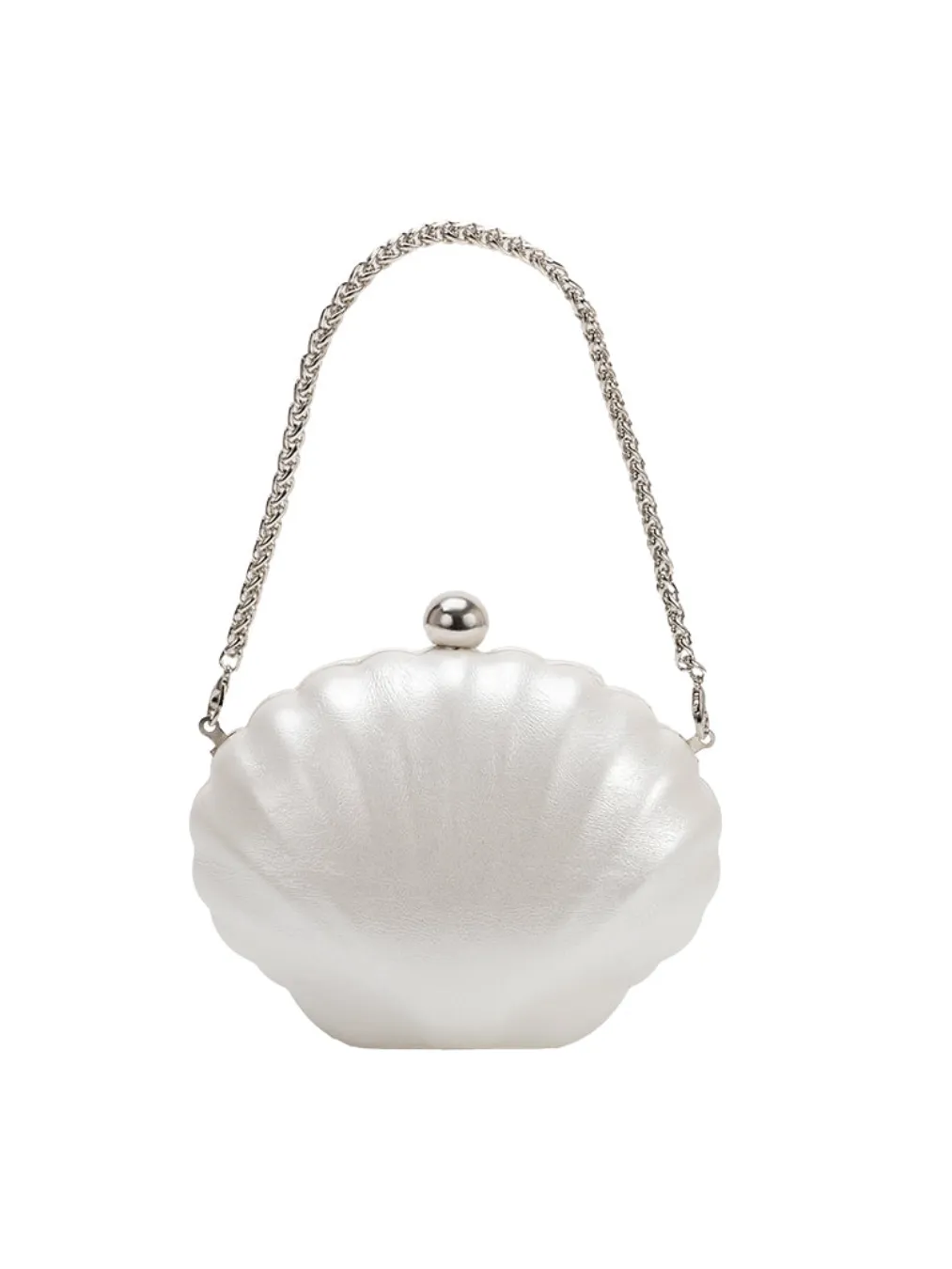 Venus Pearl Vegan Leather Crossbody Clutch