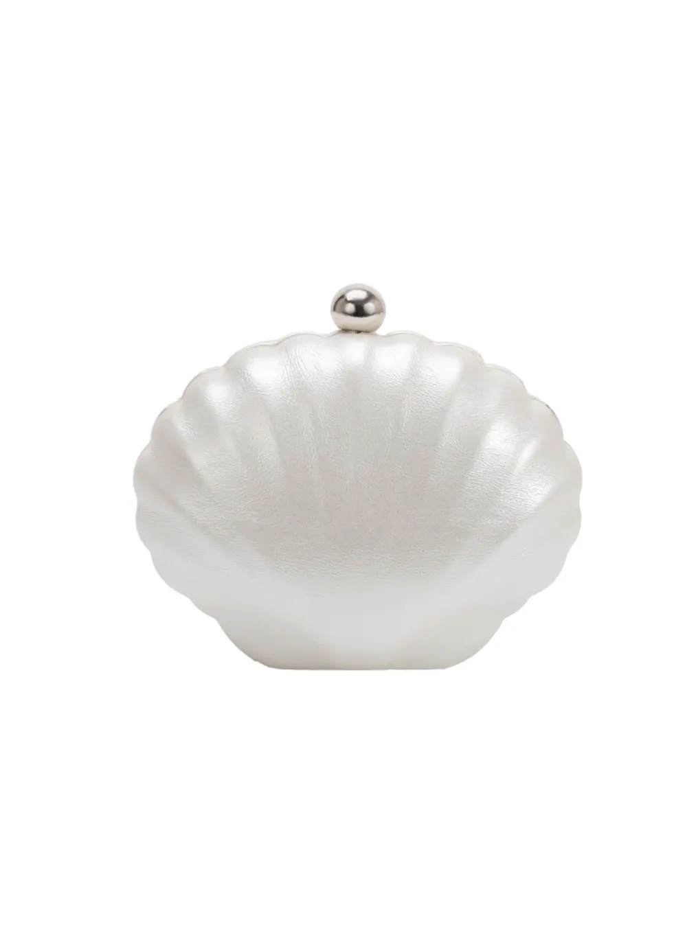 Venus Pearl Vegan Leather Crossbody Clutch