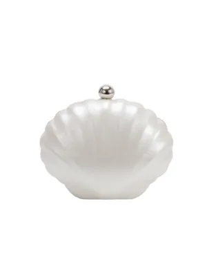 Venus Pearl Vegan Leather Crossbody Clutch