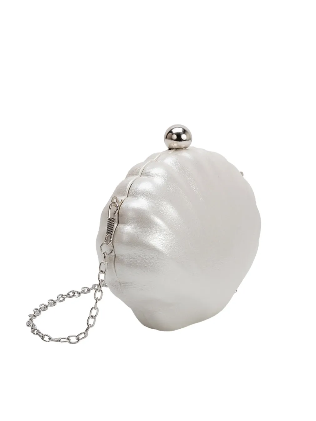 Venus Pearl Vegan Leather Crossbody Clutch