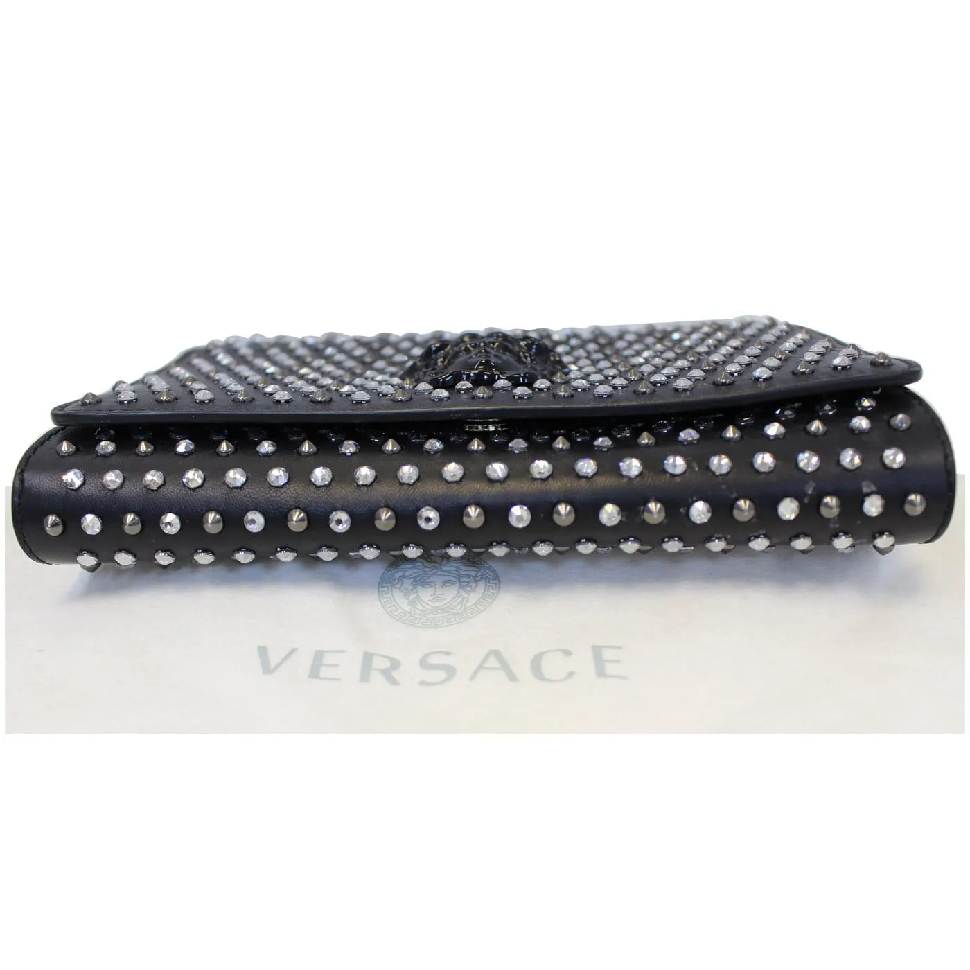Versace City Stud Palazzo Evening Shoulder Crossbody Bag