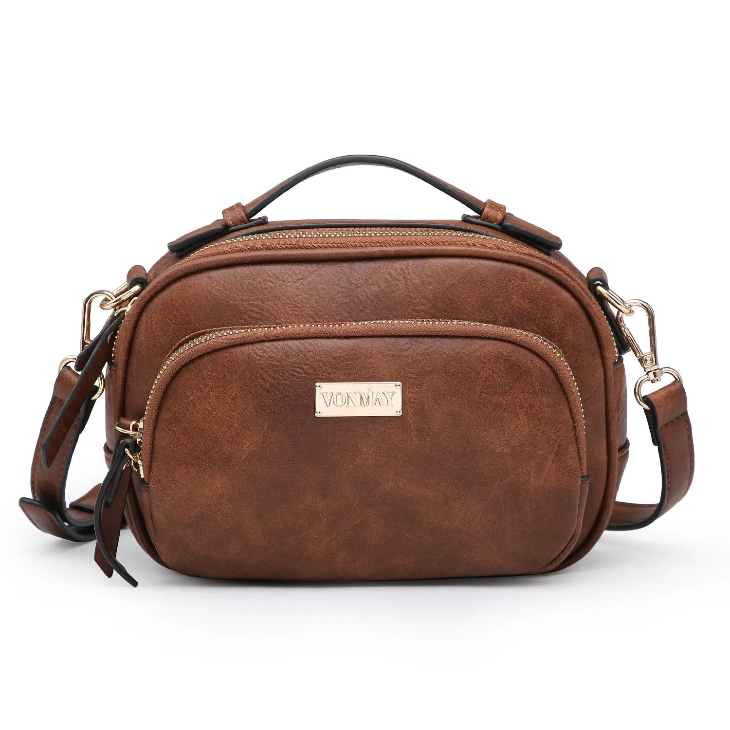VONMAY Lightweight Medium Crossbody Bags for Women Multi Pockets Zippers Shoulder Purse