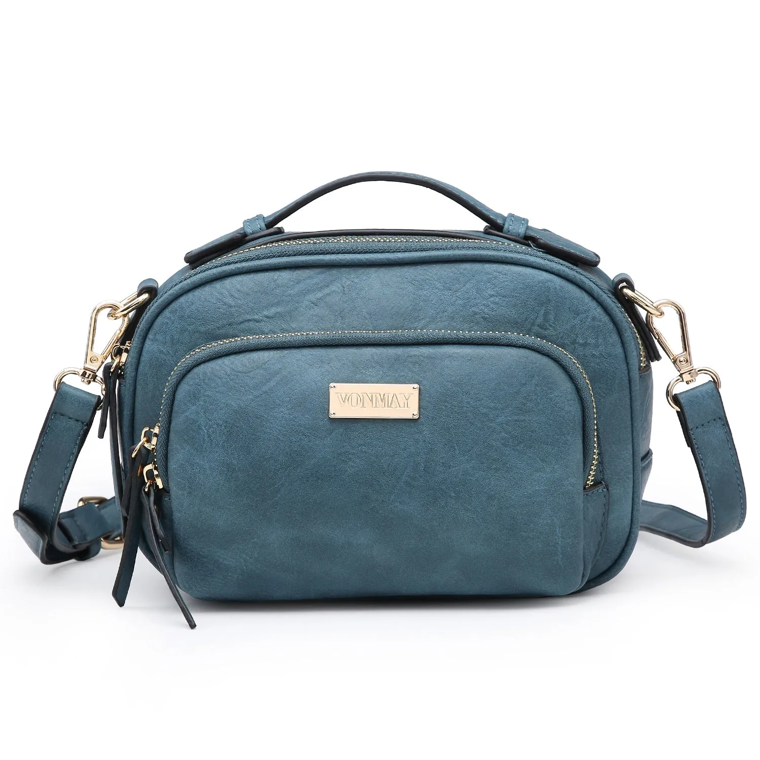 VONMAY Lightweight Medium Crossbody Bags for Women Multi Pockets Zippers Shoulder Purse