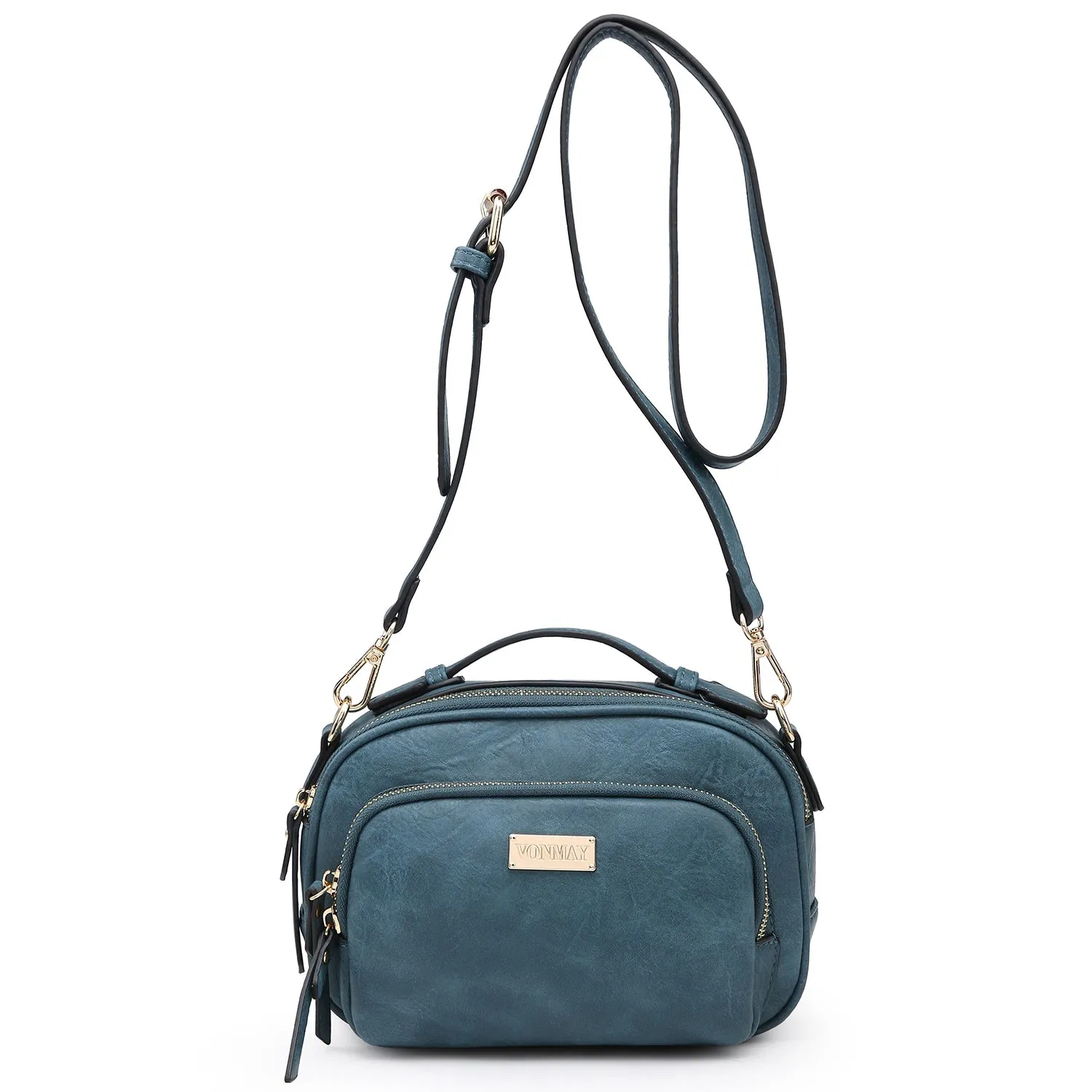 VONMAY Lightweight Medium Crossbody Bags for Women Multi Pockets Zippers Shoulder Purse