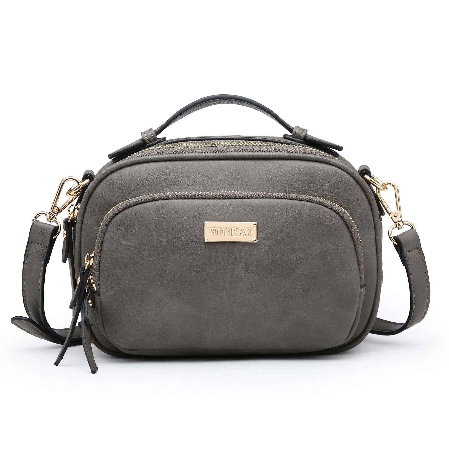 VONMAY Lightweight Medium Crossbody Bags for Women Multi Pockets Zippers Shoulder Purse