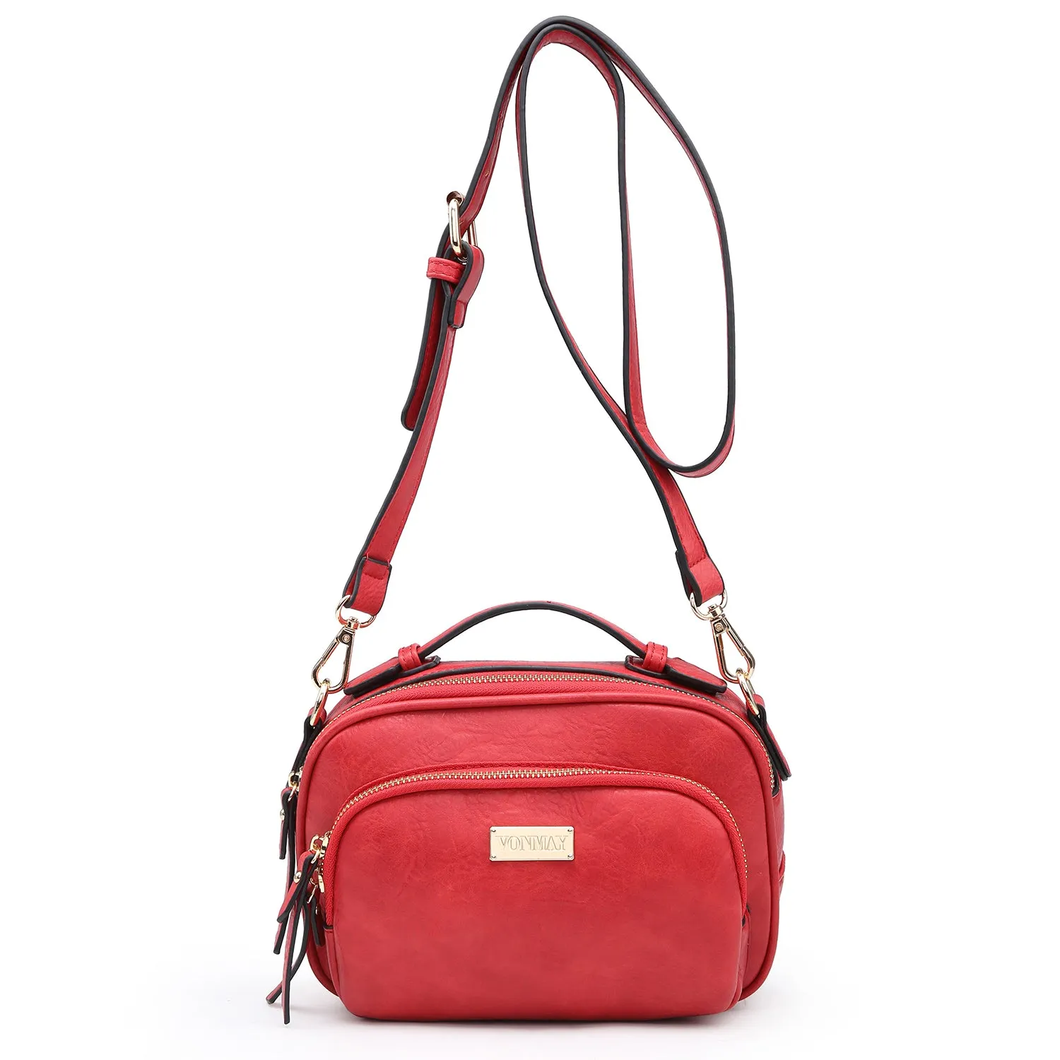 VONMAY Lightweight Medium Crossbody Bags for Women Multi Pockets Zippers Shoulder Purse