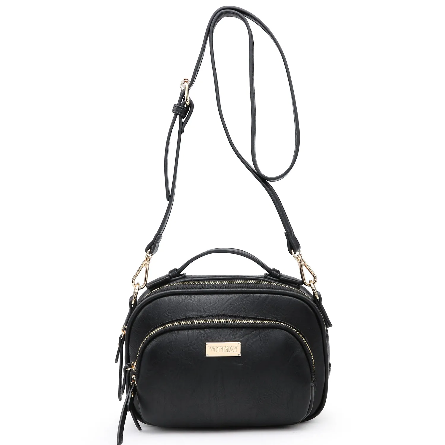 VONMAY Lightweight Medium Crossbody Bags for Women Multi Pockets Zippers Shoulder Purse