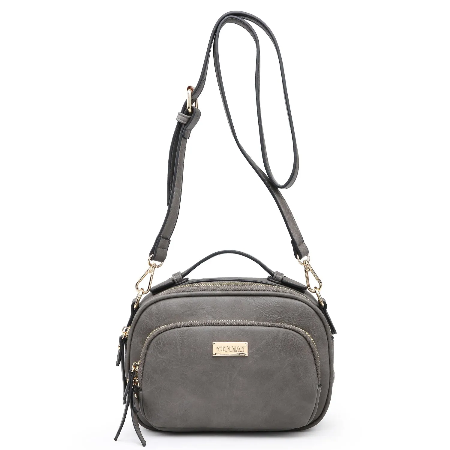 VONMAY Lightweight Medium Crossbody Bags for Women Multi Pockets Zippers Shoulder Purse