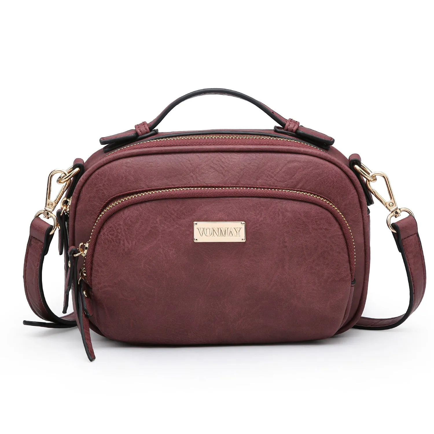 VONMAY Lightweight Medium Crossbody Bags for Women Multi Pockets Zippers Shoulder Purse