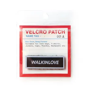 Walk in Love {Velcro Tag}