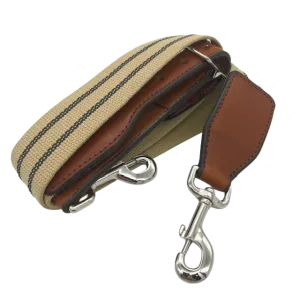 Webbing and Bridle Leather Crossbody/Shoulder Bag Strap