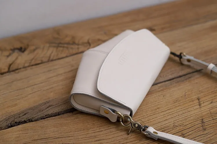 White Crossbody Purse Cute White Purse Crossbody Women's Bags Crossbody White Leather Purse