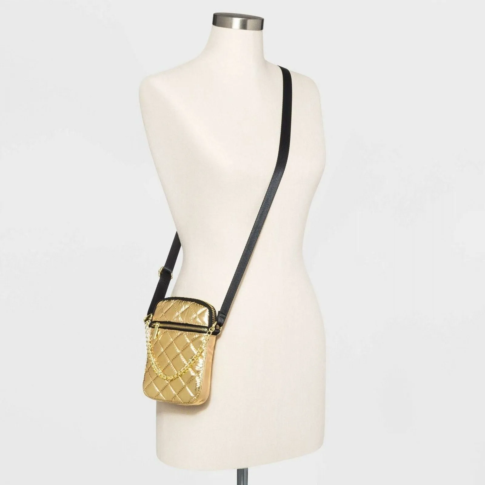 Wild Fable Quilted Crossbody Bag With Chain