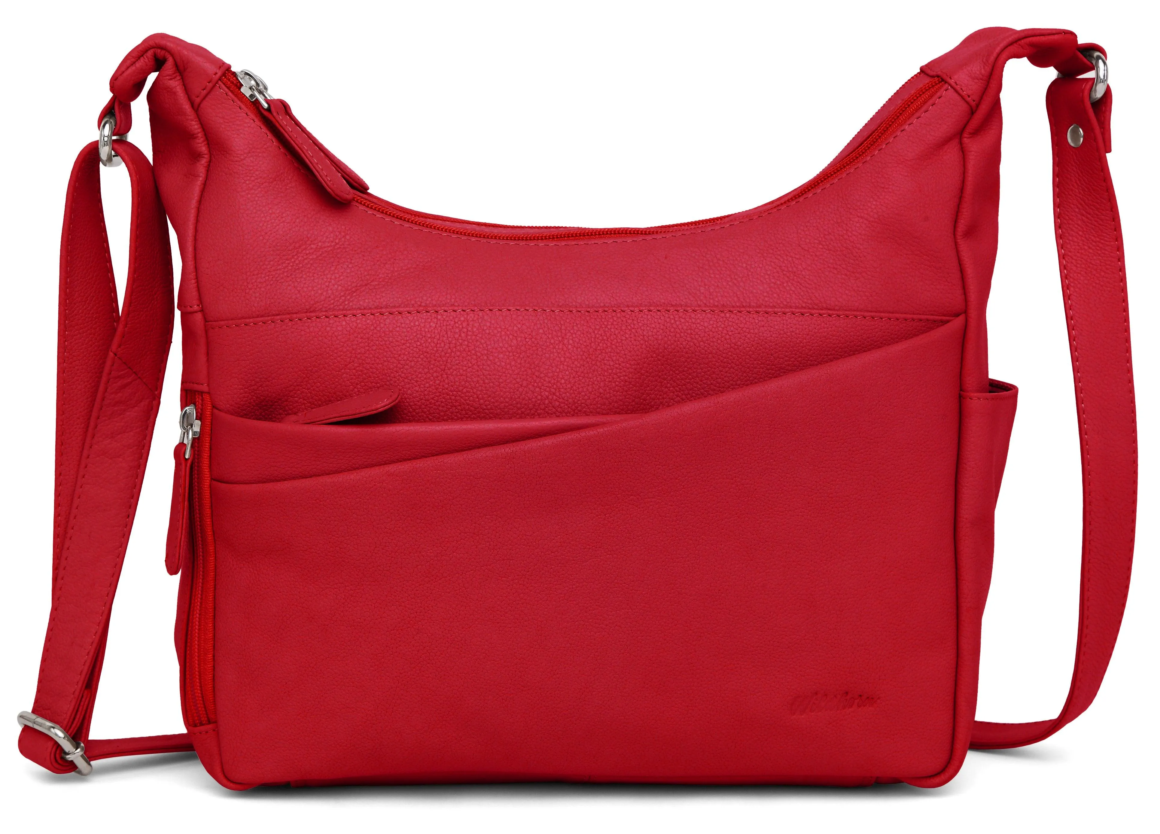 WILDHORN® Upper Grain Genuine Leather Ladies Shoulder bag | Cross-body Bag | Hand Bag with Adjustable Strap for Girls & Women.