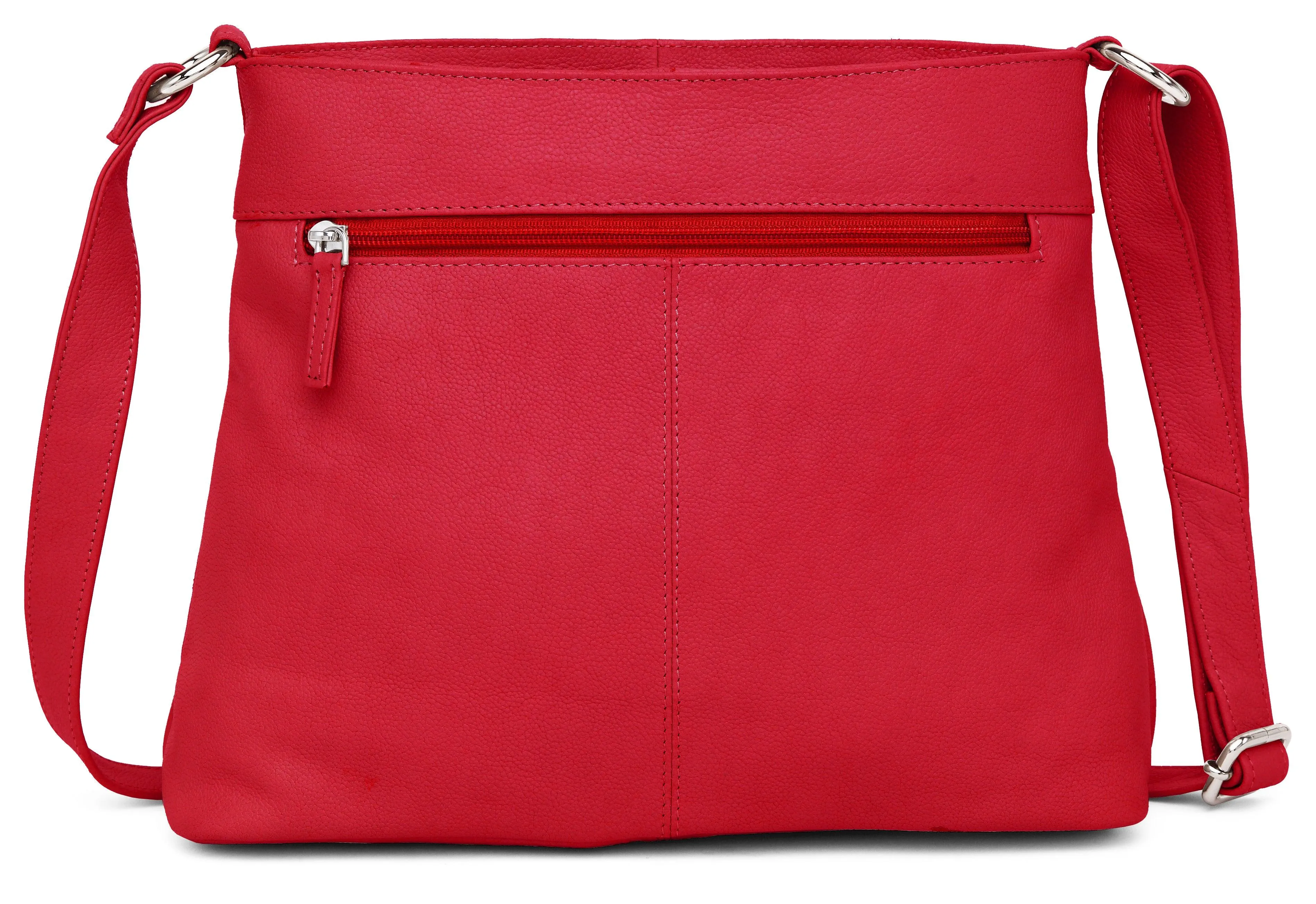 WILDHORN® Upper Grain Genuine Leather Ladies Sling Bag | Cross-body Bag | Hand Bag | Shoulder Bag with Adjustable Strap for Girls & Women