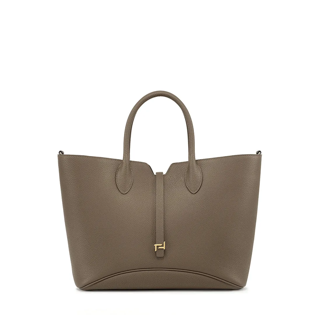 Wind Chime Leather Tote Bag