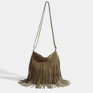 Women's Cool Artistic Tassel Simple Popular Crossbody Bags