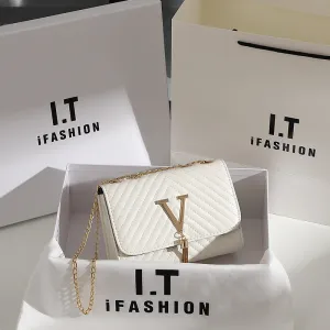 Women's Fashion Striped Embroidered Tassel Decoration Crossbody Bags