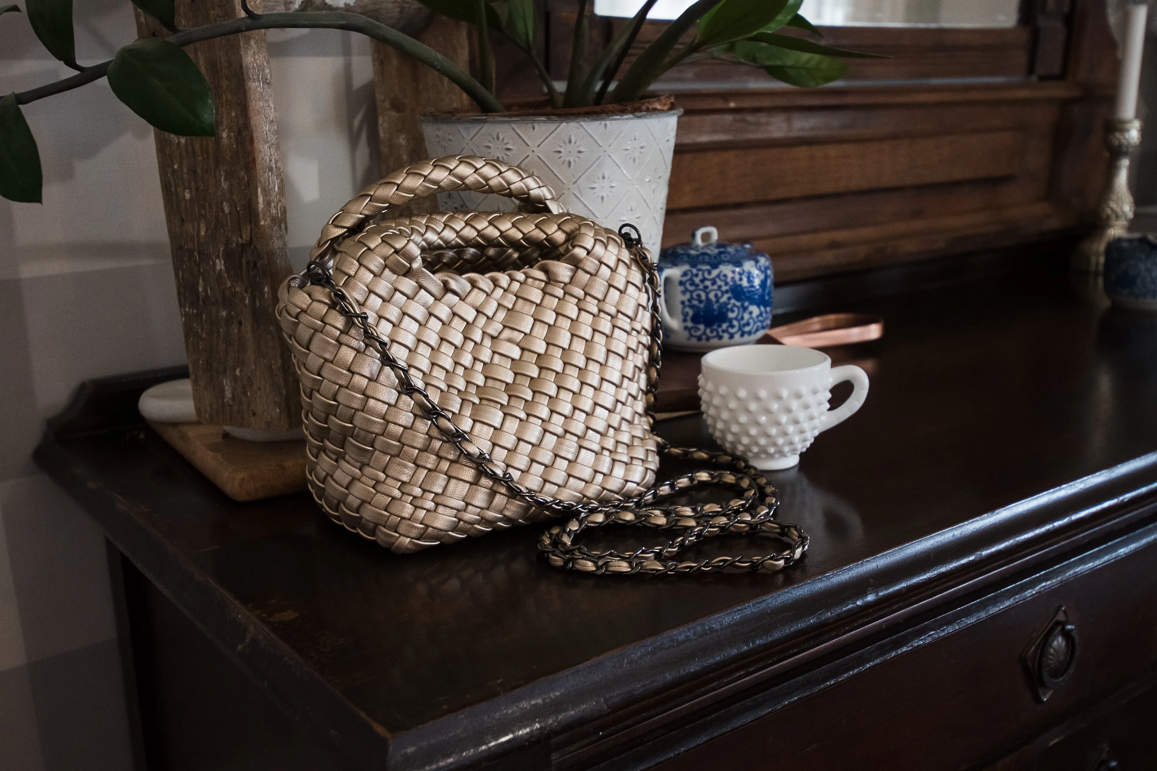 Woven Mini Crossbody