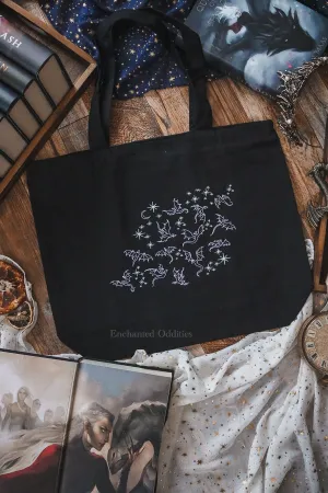 Wyvern Embroidered Tote Bag