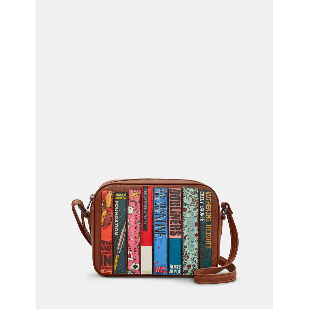 Yoshi Vegan Leather Bookworm Brown Camera Bag