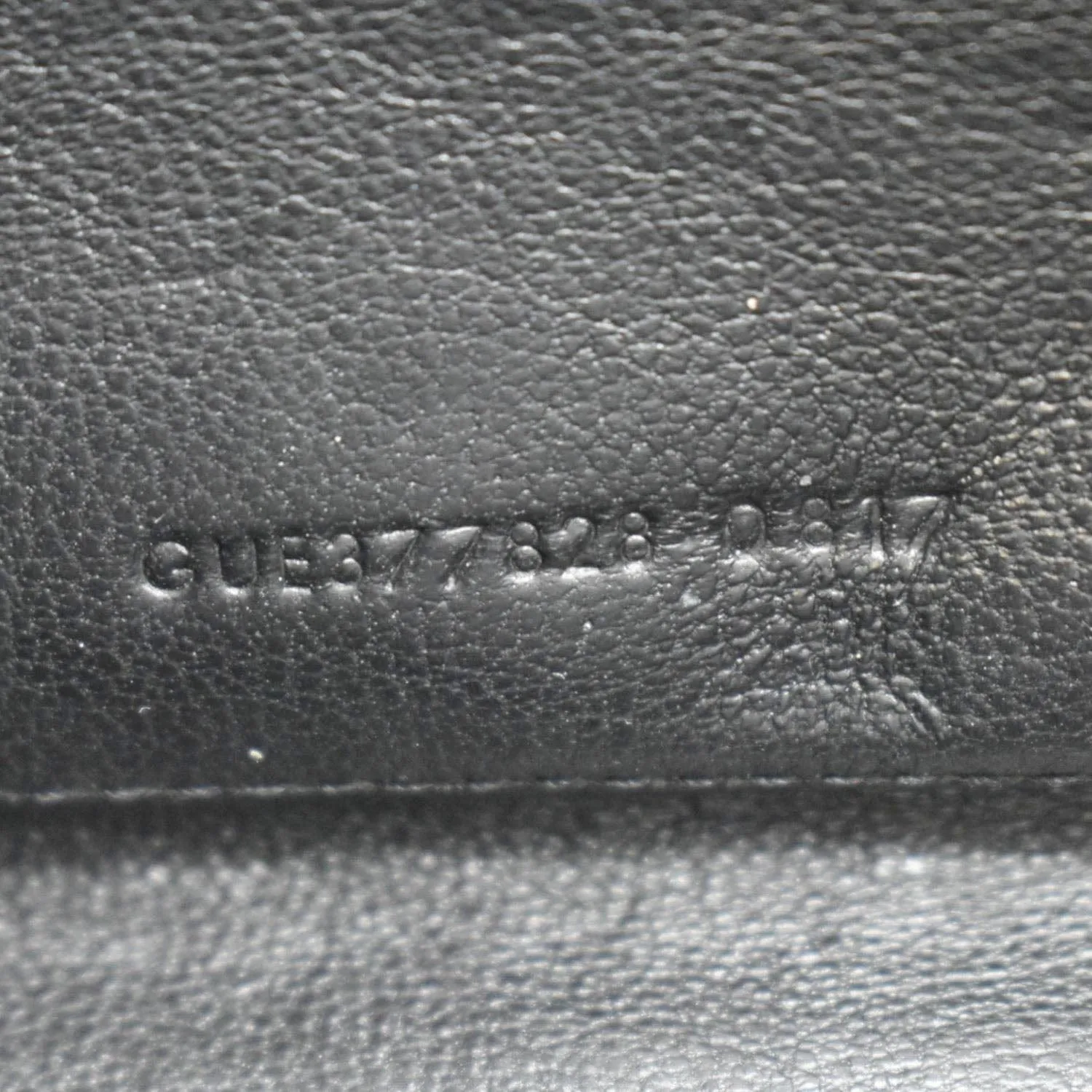 YVES SAINT LAURENT Cassandre Chain Wallet Leather Crossbody Bag Black