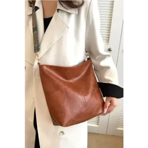 Zenana Retro Pattern Vegan Leather Crossbody Bag