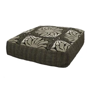 Zinnia Floor Cushion - Moss