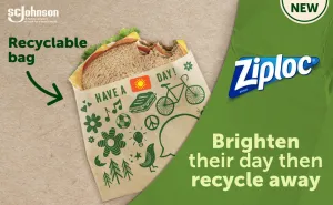 Ziploc Paper Sandwich & Snack Bags, 50 Count X 6 (300 Bags) - Recyclable & Sealable with Fun Designs